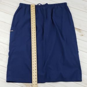 2xCherockke Nurse/Scrub Skirt. Elastic.Navy Blue.